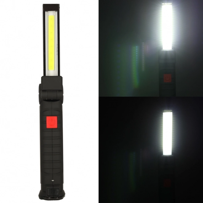 USB werk LED zaklamp met magneet en accu
