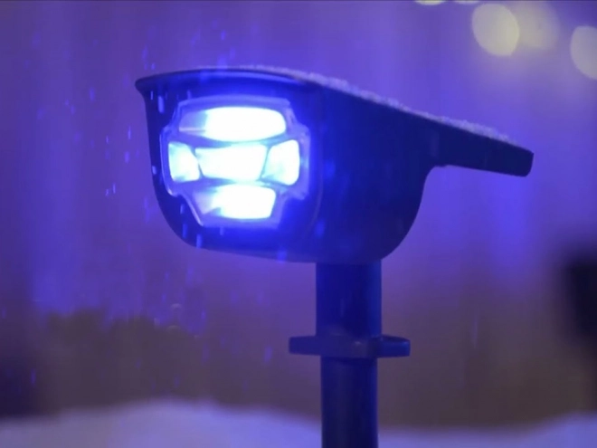 Solar-Gartenlampe LED Farbenspiel Wasserdicht
