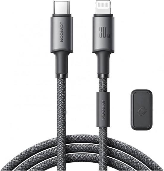 Joyroom USB‑C to Lightning Cable 30 W, 1.2 m, Gray