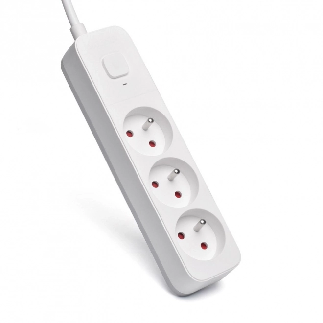 Overspanningsbeveiligingsstrook Savio met 3 stopcontacten en 1,5 m kabel