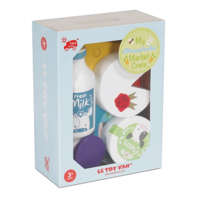 Le Toy Van Krat met Zuivelproducten
