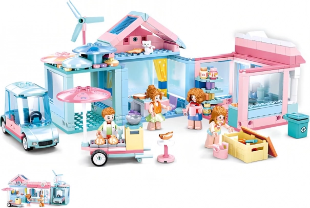 Sluban Girls Dream – ons nieuwe huis bouwset