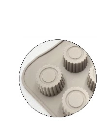 Siliconen mal voor pralines 24 stuks 14x23 cm