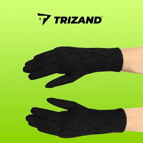 Aanraak handschoenen R6413 - zwart