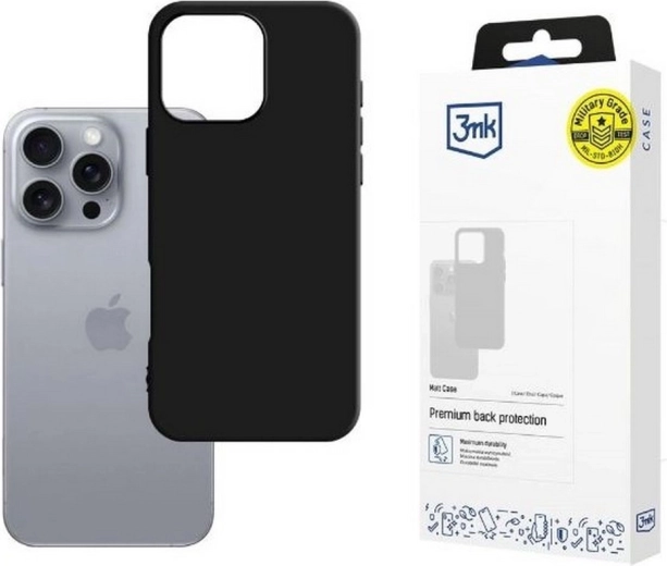 Matt Case iPhone 16 Pro Max 6,9 schwarz