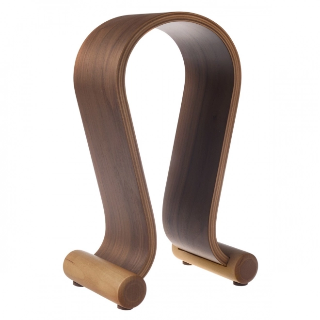MC-815W Support pour casque en bois de noyer