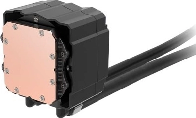 Efficient copper base and integrated pump