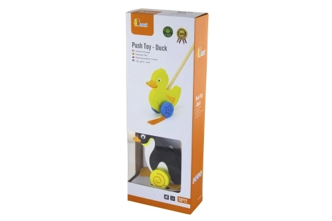 Houten trekfiguur - Pinguïn