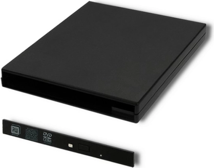 Externer USB-2.0-Einbaurahmen für optisches CD/DVD-SATA-Laufwerk 9,5 mm