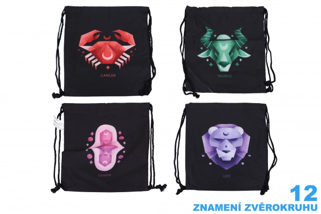 Zak voor sloffen Zodiac zwart
