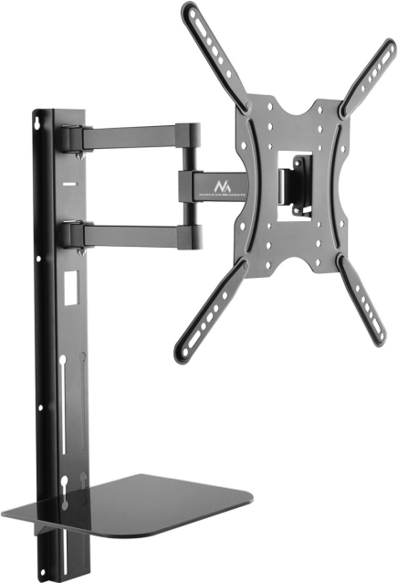 Wall Mount for TV 32–55" with Shelf, VESA 400×400, 30 kg – MACLEAN