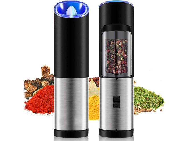 LED light for precise seasoning
