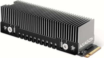 Passiver Aluminiumkühler für M.2 SSD 2280, Höhe 24 mm