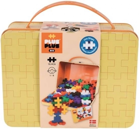 Mallette métallique PLUS-PLUS BIG Basic – 70 pièces