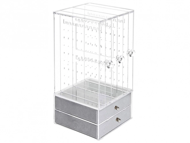 Organisateur de bijoux pour coffret, présentoir en velours