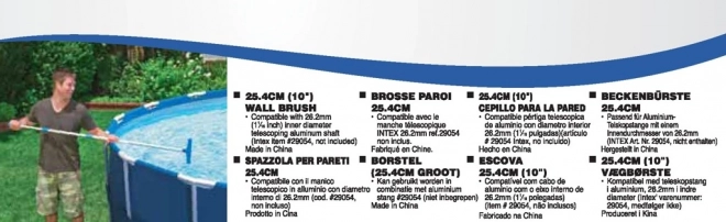 Intex Zwembadreinigingsborstel 25 cm