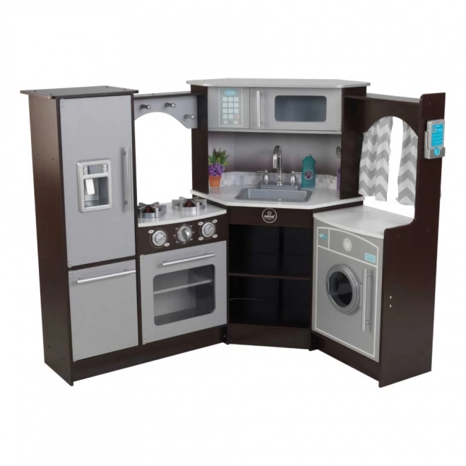 kinder hoekkeuken kidkraft ultimate corner met effecten