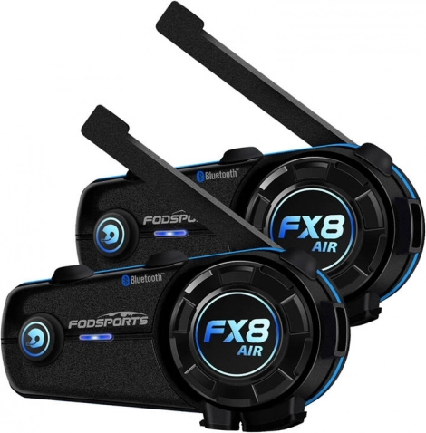 Intercom Fodsports FX8 Air pour motos - pack double