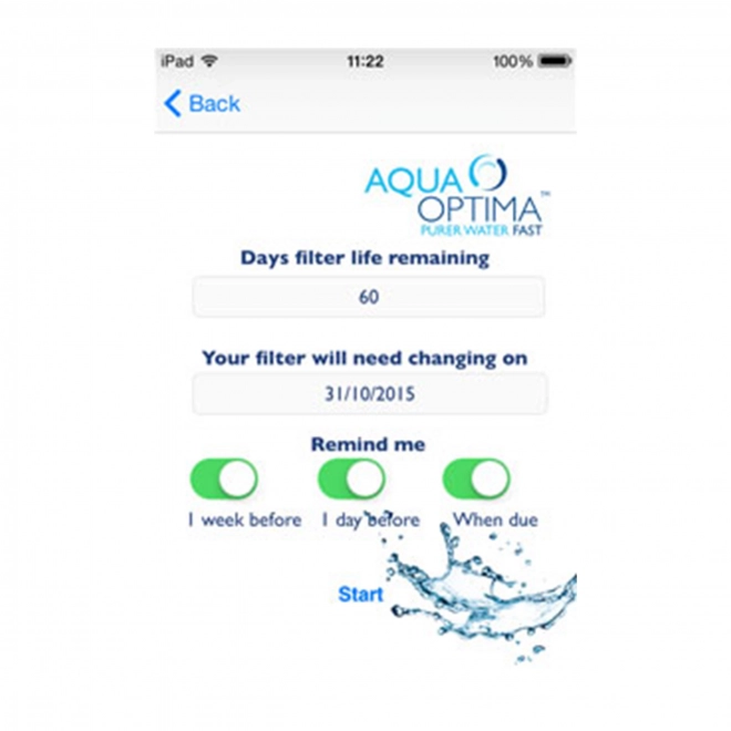 Aqua Optima Oria 2,8 l filterkan + filter