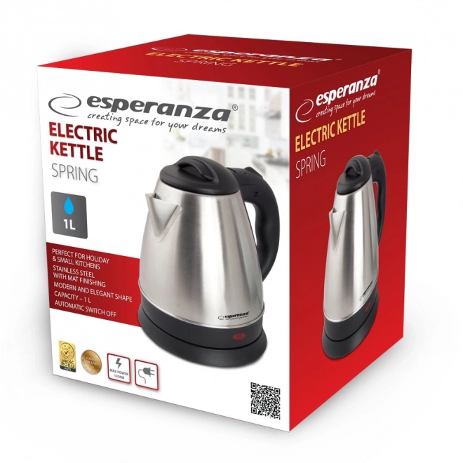 Bouilloire Spring 1,0 l inox