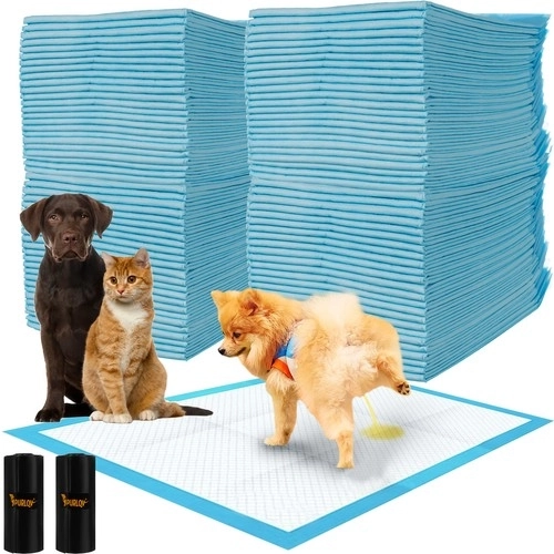Absorbierende Einweg-Hygienematte für Tiere mit Hundekotbeuteln