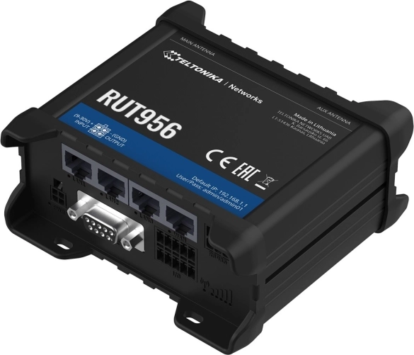 Industriële router Teltonika RUT956 voor betrouwbare connectiviteit