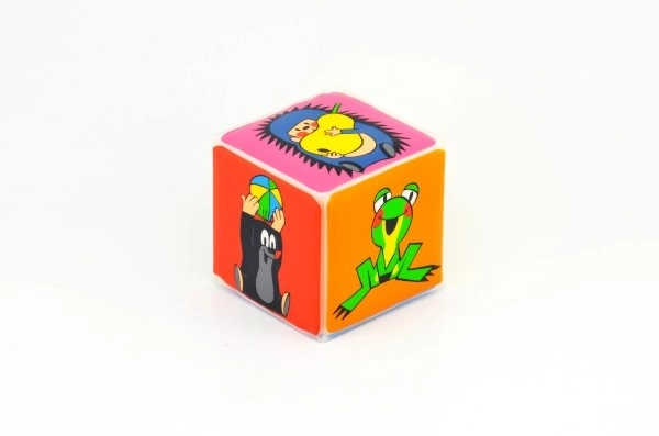 Piepkubus met figuren van Kleine Mol