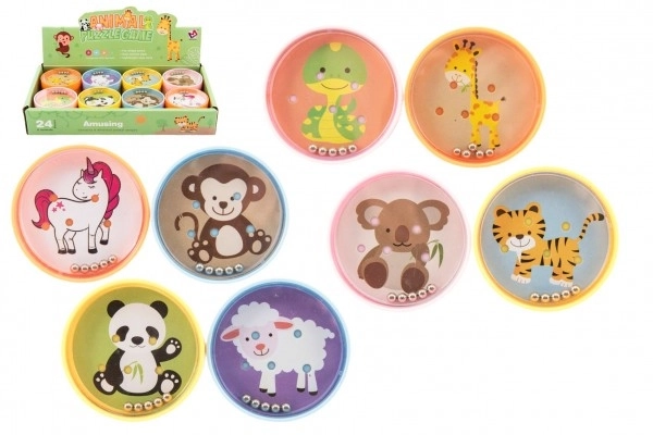 Kinderen puzzel met diertjes 5,5 cm