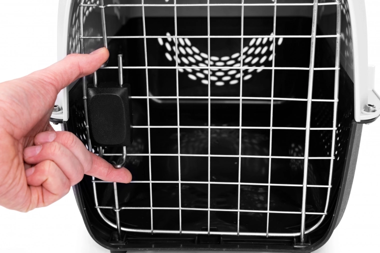 Veilige metalen deur met slot