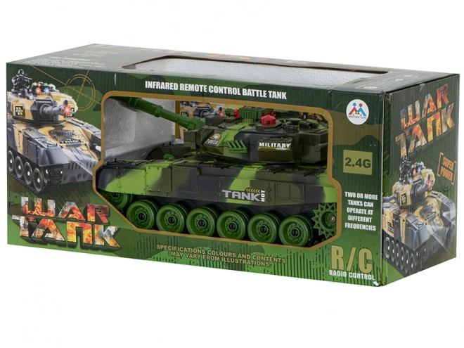 Char RC télécommandé 2,4 GHz camouflage forestier