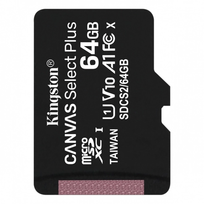 64GB microSD Canvas Select Plus geheugenkaart 100MB/s
