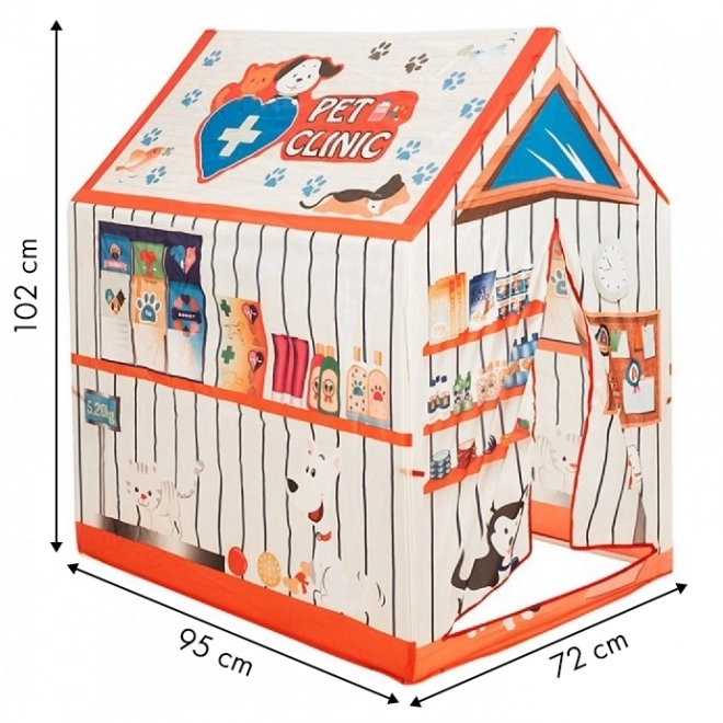 Kindertent voor dierenarts