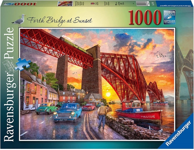 Puzzel 1000 stuks Brug bij zonsopgang