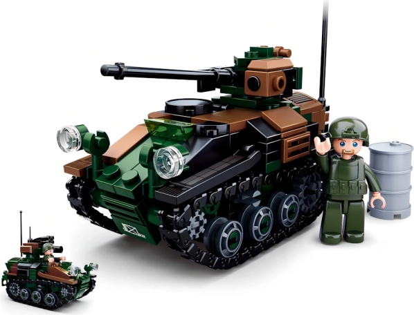 Sluban Model Bricks petit char Wiesel 2-en-1 jeu de construction