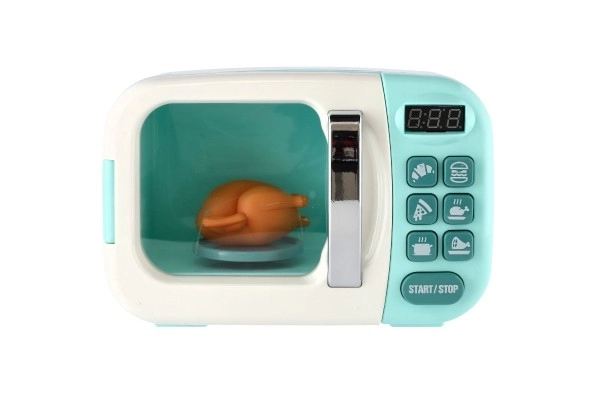 Magnetron met accessoire kunststof 20x13cm op batterijen met licht en geluid in doos 29x22x12cm 18m+