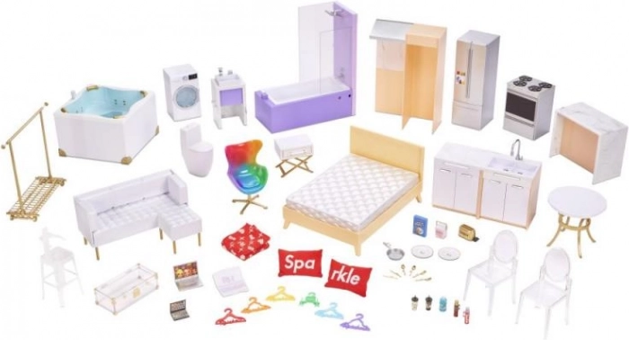 Complete furniture and accessories included