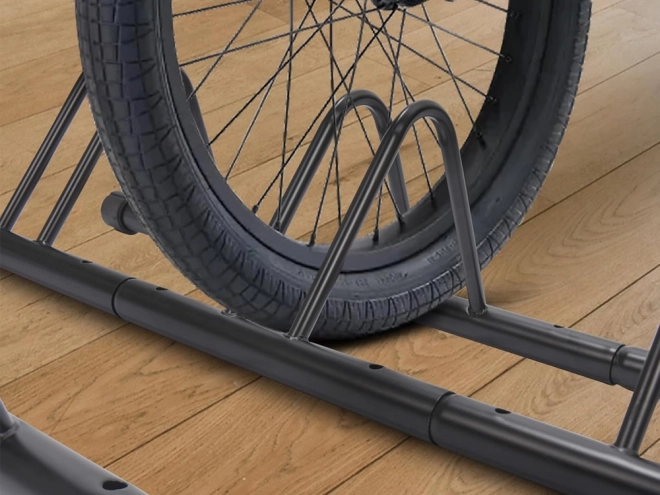 Support pour 3 vélos à rangement