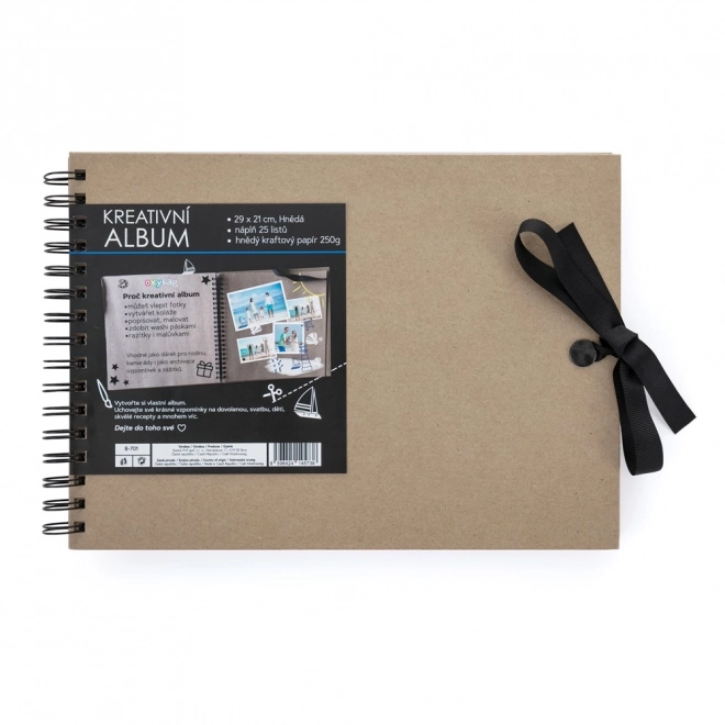 Album créatif marron