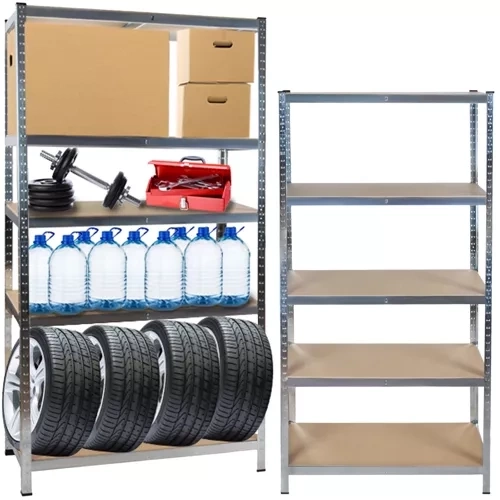 Large and Sturdy Shelving Unit with 5 Shelves