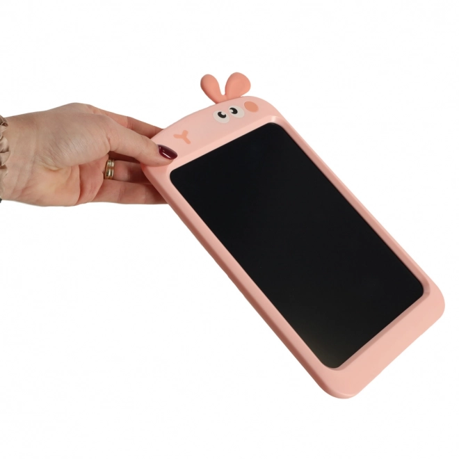 Drawing Tablet with Stylus - Pink Rabbit Design