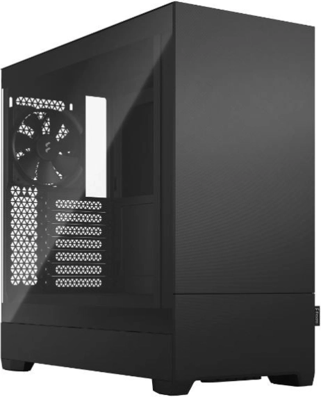 Silent Computer Case Pop Silent Black with Transparent Side Panel