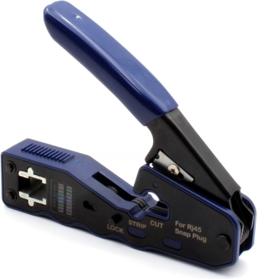 Krimptang voor doorvoerstekkers RJ45 (8P8C) cat. 5e/6
