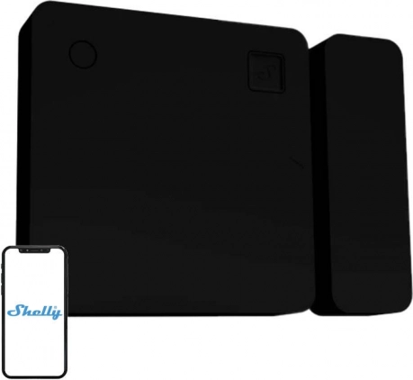 Shelly BLU deur- en raamsensor met Bluetooth, zwart
