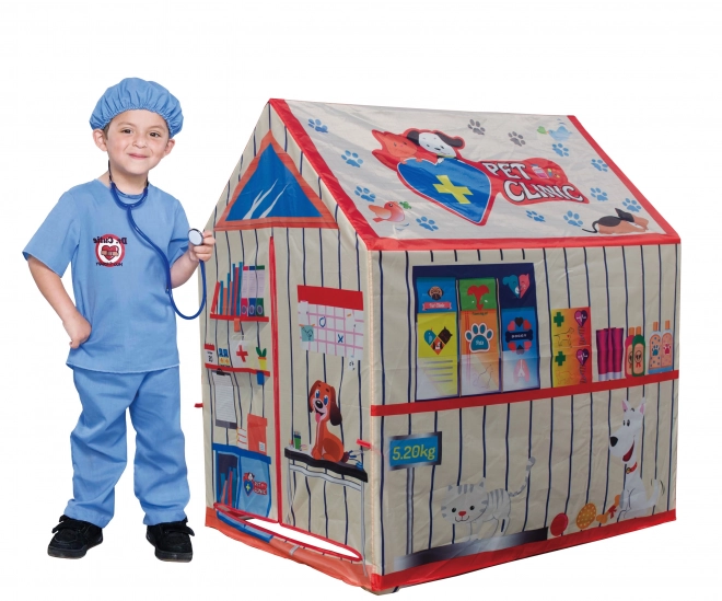 Kindertent voor dierenarts
