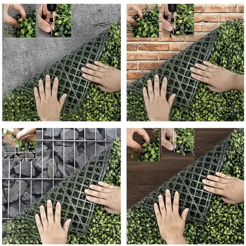 Kunstmatige schutting Gardlov groen paneel 60x40 cm voor balkon en tuin