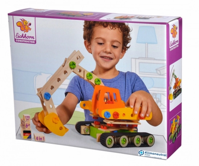 Bouwset Constructor 4 Graafmachine - 170 stukjes