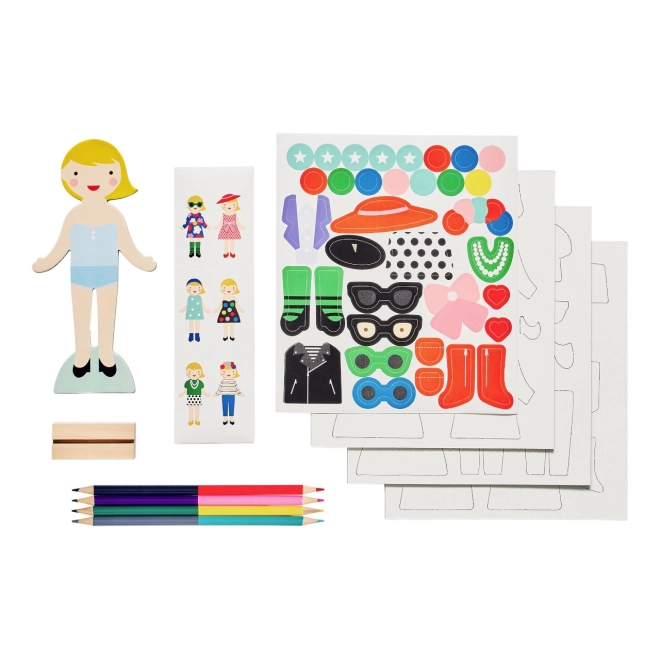 Petit Collage magnetisch aankleden voor kinderen