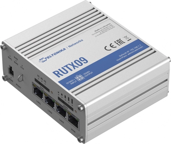 Industrial LTE-A Cat 6 Router Teltonika RUTX09