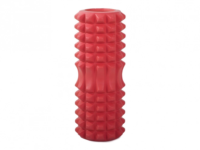 Rouleau de massage en mousse pour le dos et les jambes 32 cm – rouge