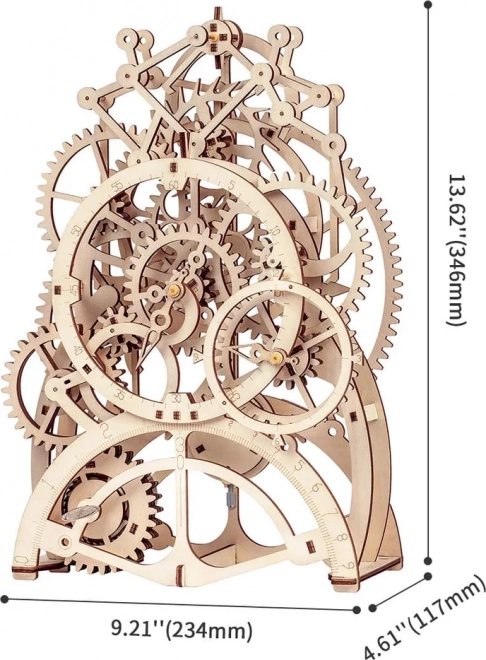 Slingerklok - 3D houten bouwpakket